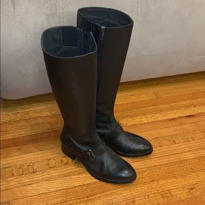 Gently used Donald J Pliner black riding boots
